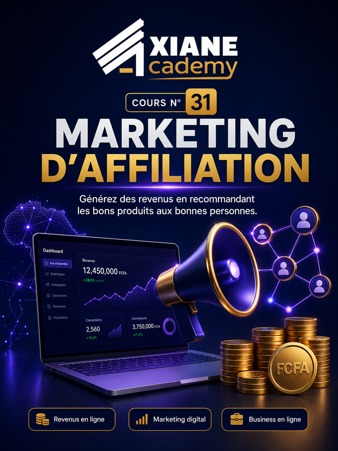 Visuel de la formation Affiliation et marketing en ligne