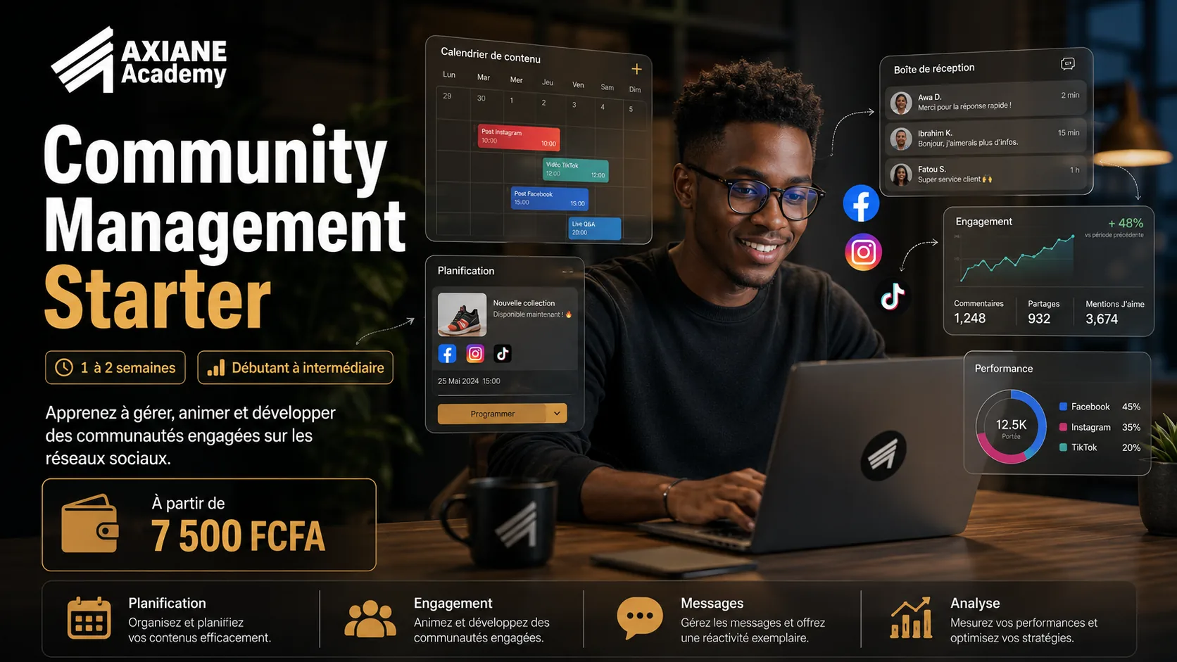 Visuel de la formation Community Management Starter