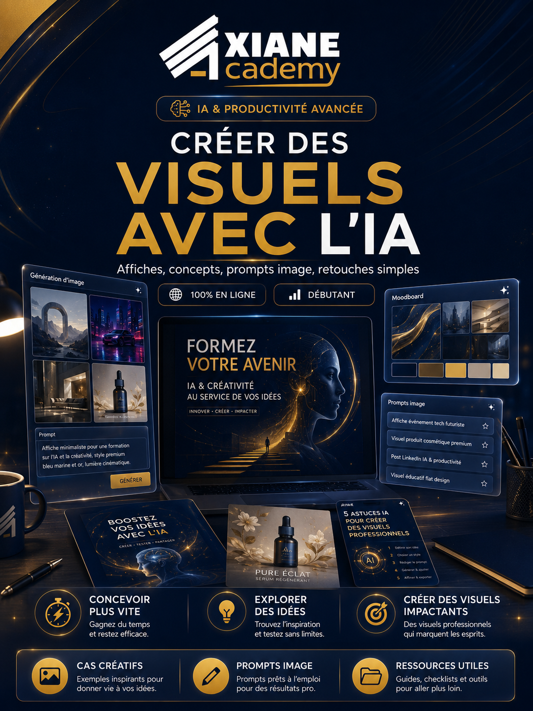 Visuel de la formation Créer des visuels avec l'IA