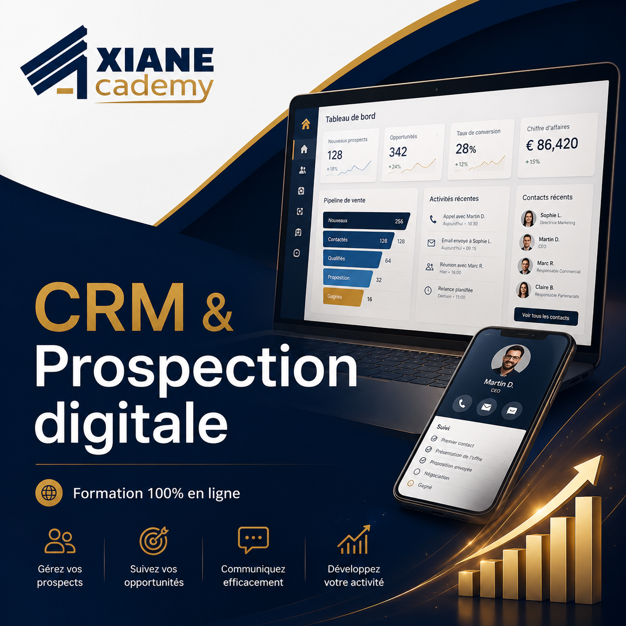 Visuel de la formation CRM & prospection digitale