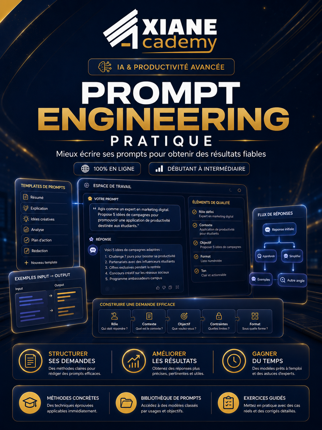 Visuel de la formation Prompt Engineering pratique