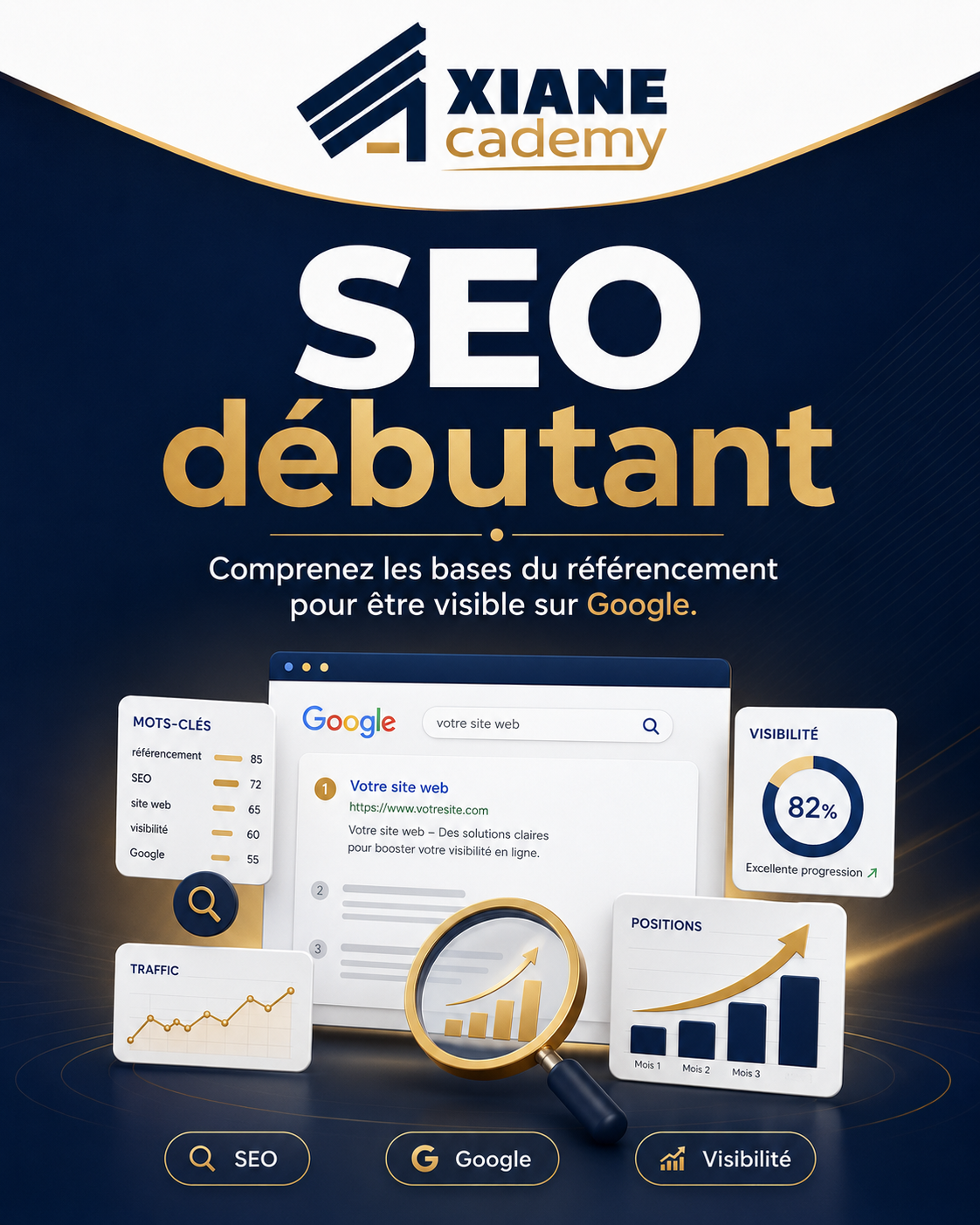 Visuel de la formation SEO débutant