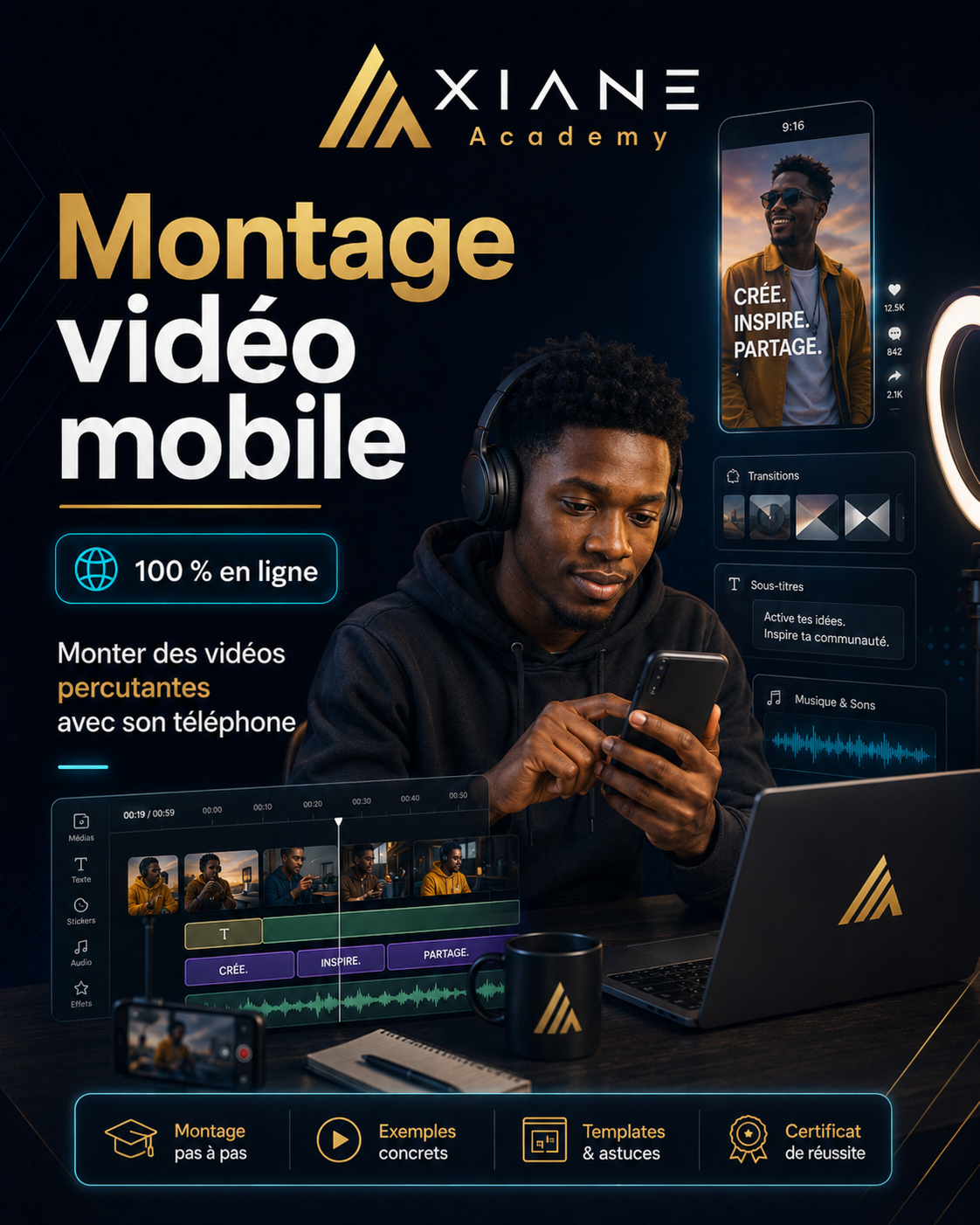 Visuel de la formation Montage vidéo mobile