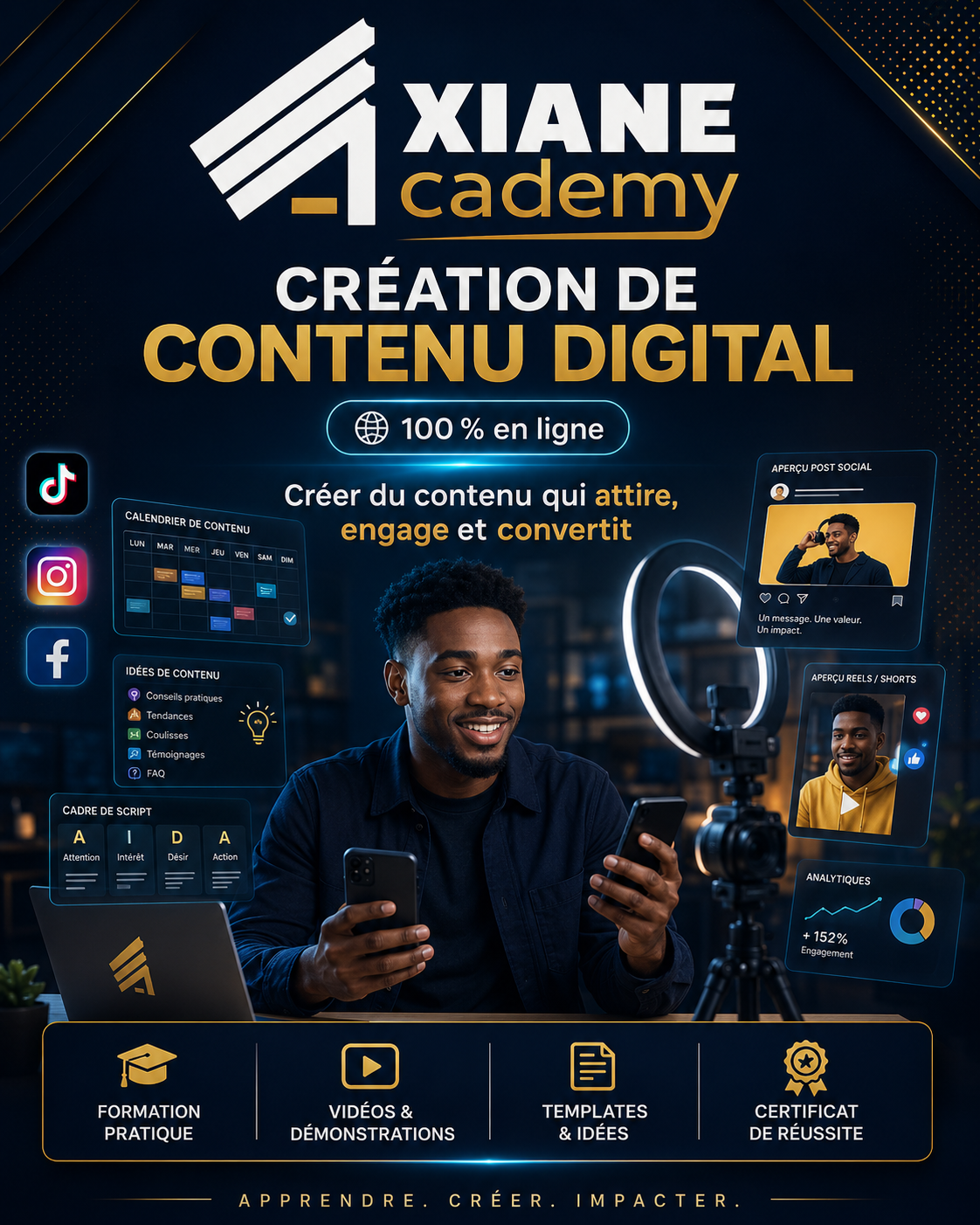 Visuel de la formation Création de contenu digital