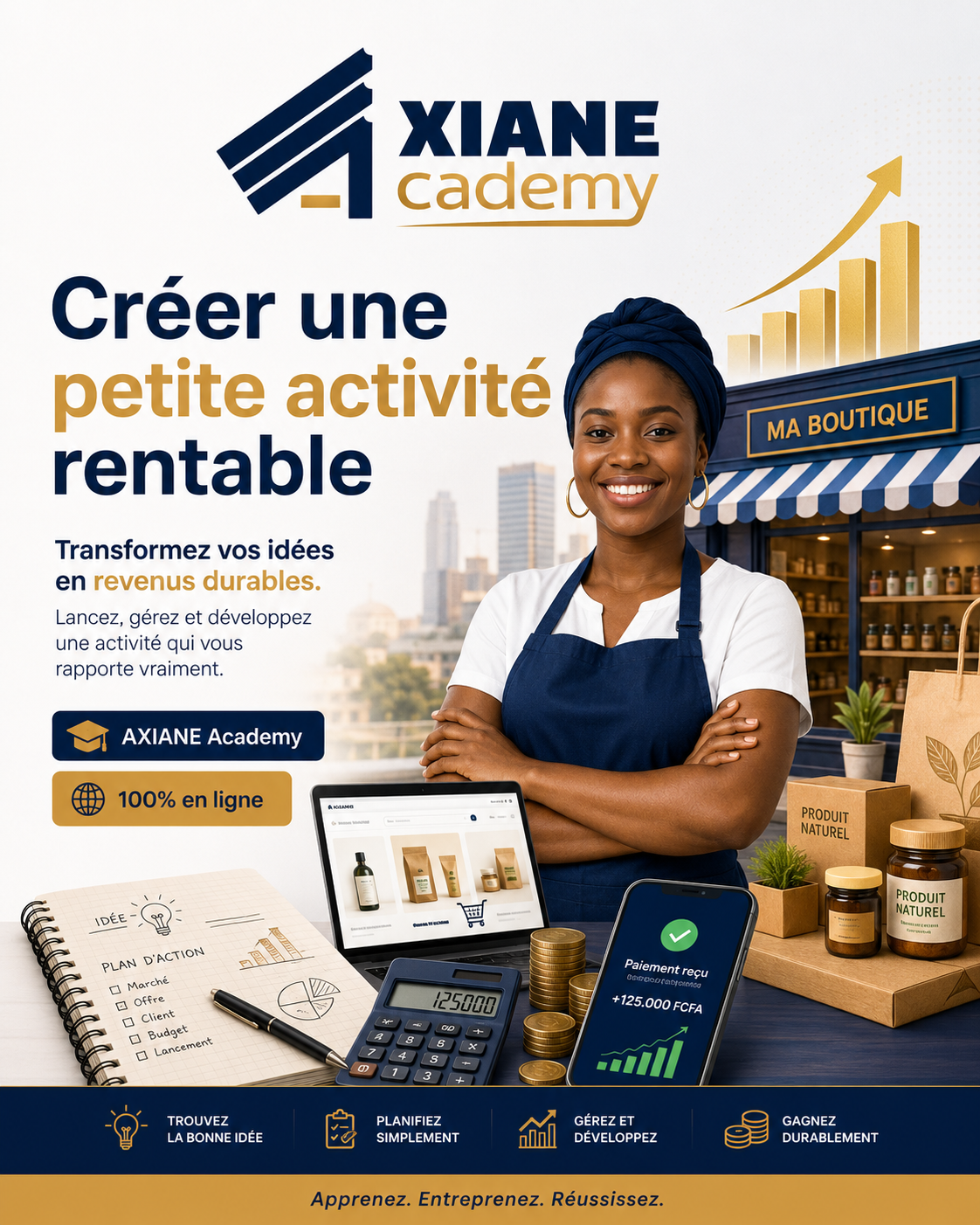 Visuel de la formation Créer une petite activité rentable