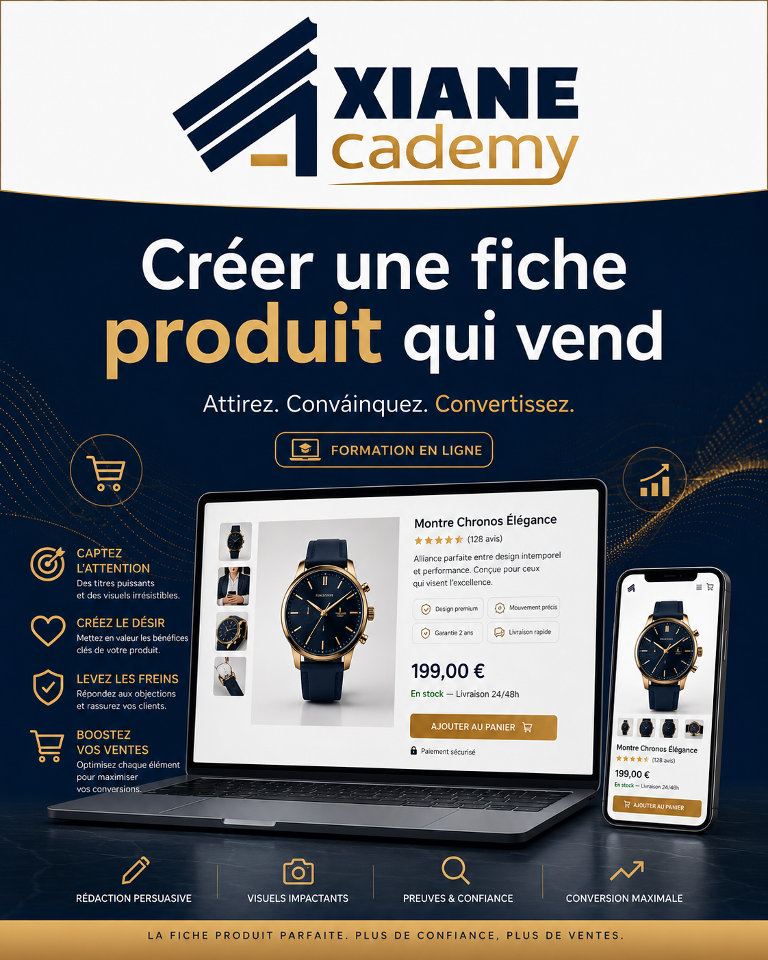 Visuel de la formation Créer une fiche produit qui vend