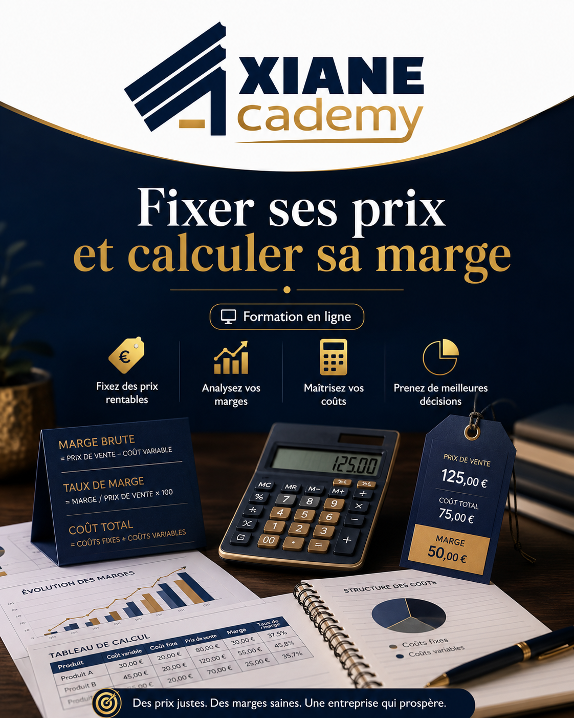 Visuel de la formation Fixer ses prix et calculer sa marge