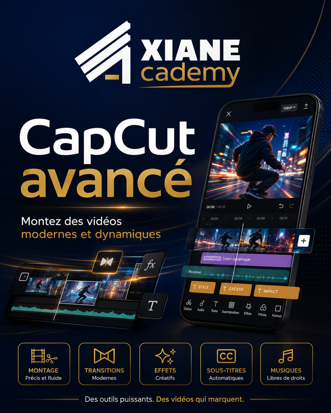 Visuel de la formation CapCut avancé