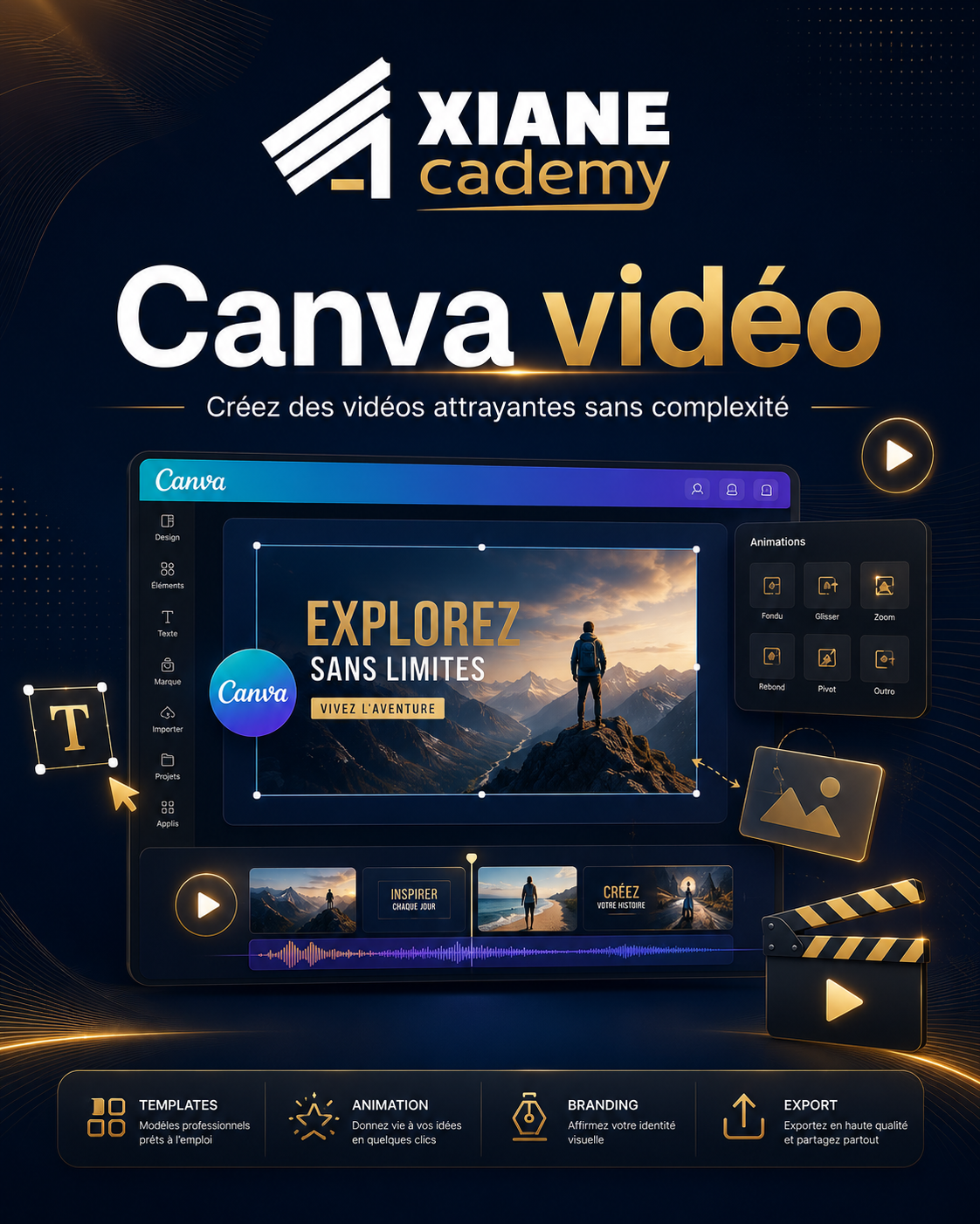 Visuel de la formation Canva vidéo